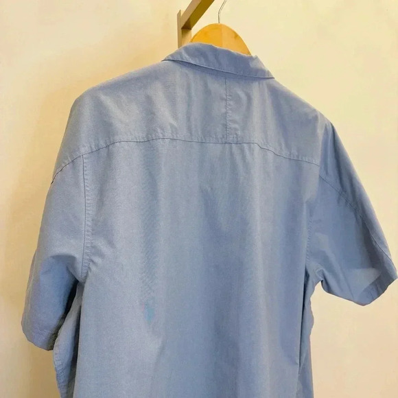 Wrangler Men's ATG XL Blue Short Sleeve Utility Shirt Button-Up Casual - Picture 7 of 9